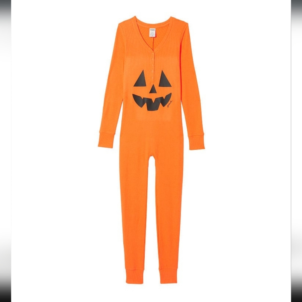 Pink- Halloween Thermal Sleep Oneies(XL)